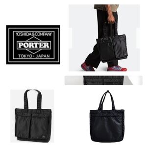 Porter Yoshida & Co Tanker 2Way Tote Bag Black